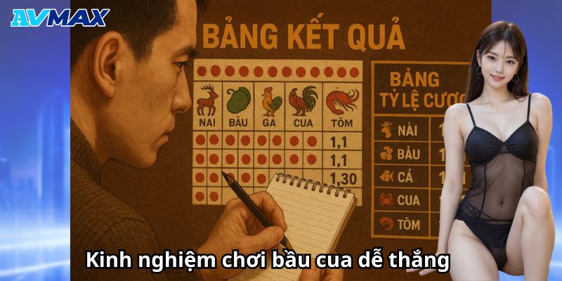 Kinh nghiệm chơi bầu cua dễ thắng