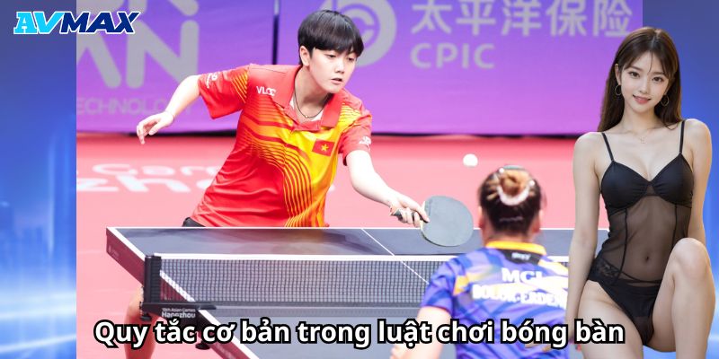 Quy tắc cơ bản trong luật chơi bóng bàn